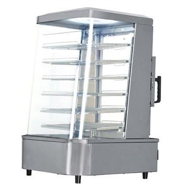 Höyrystimen näyttökaappi